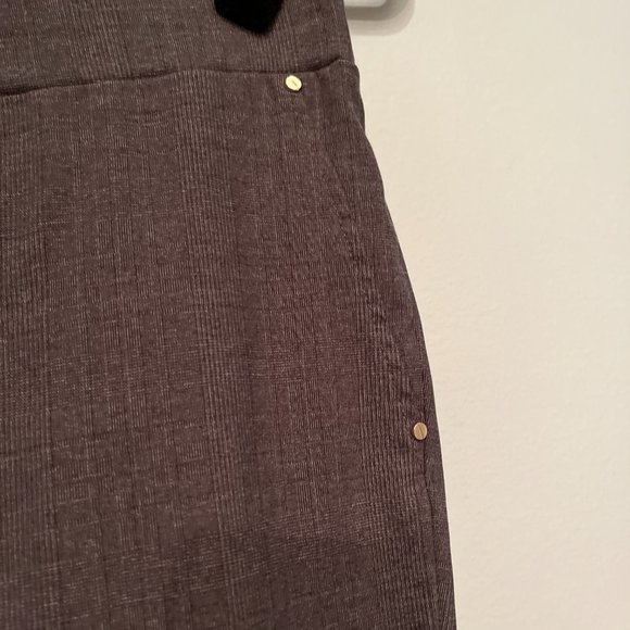 Jones of New York Dark Brown Elastic Waist Pull-On Paints (Size large) - Picture 6 of 9